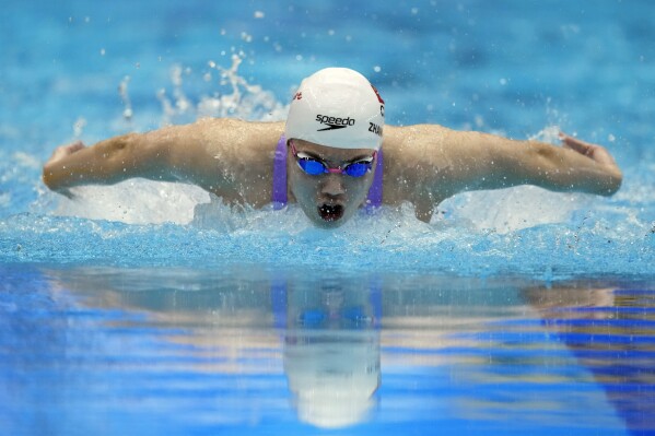 China wins two gold medals at the swimming worlds. Americans